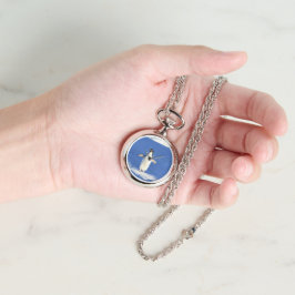 Relógio Pinguim engraçado na foto do gelo