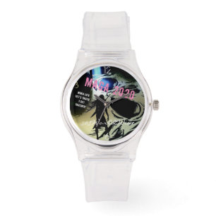 RELÓGIO PINKWATCH "FÉ SOBRE MEDO" PERFEITA PARA ELA!