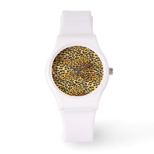 Relógio Pintas-leopardo Pintor de Camuflagem (Frente)