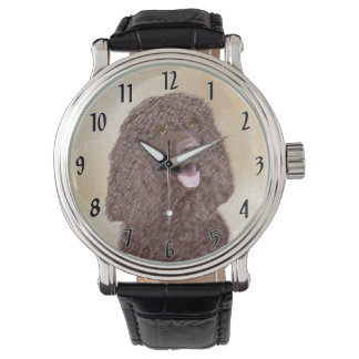 Relógio Pintura em espanhol de água irlandesa - Arte origi