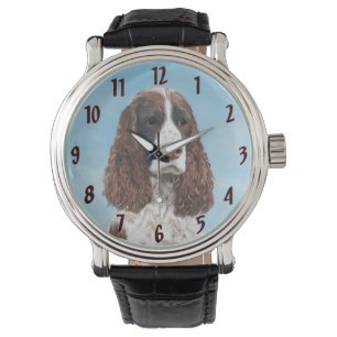 Relógio Pintura em espanhol em inglês