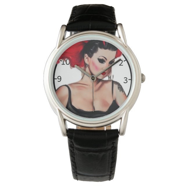 Relógio Pinup Art Watch (Frente)