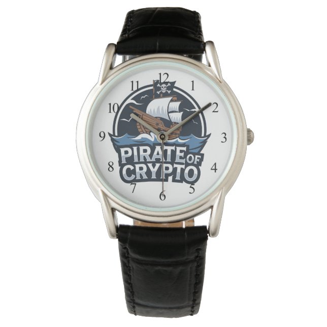Relógio Pirata da Crypto (Frente)