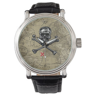 Relógio Pirate Map Watch