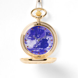 Relógio PIRATE NAVIO BATALHA Marinho Azul Náutico