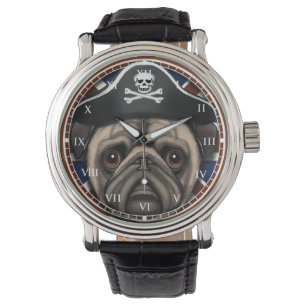Relógio Pirate Pug