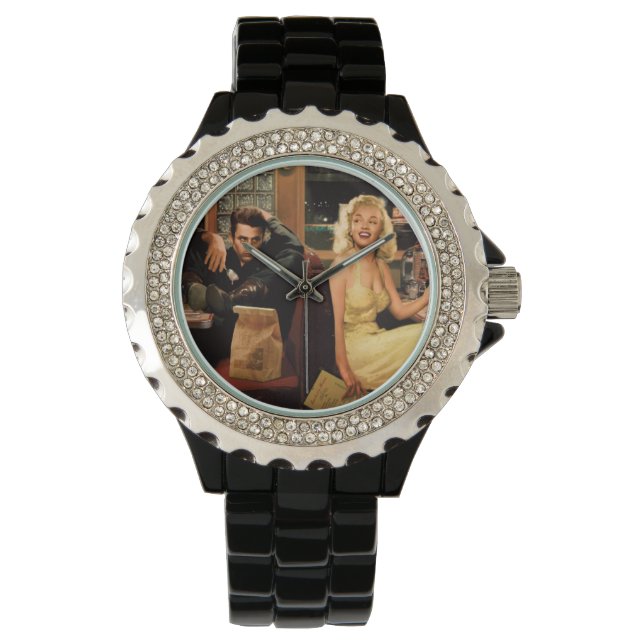 Relógio Placa azul (Frente)