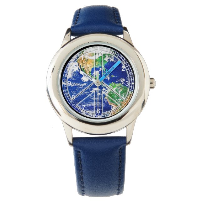 Relógio Planeta Terra - World Peace Watch (Frente)