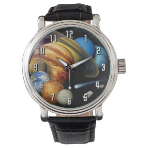 Relógio Planetas do Sistema Solar da NASA JPL Fotos do Esp