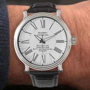 Relógio Polícia - Detetive Inspetor