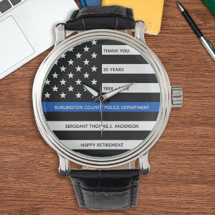 Relógio Polícia do Oficial de Polícia Personalizado