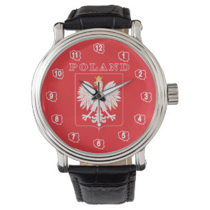 Relógio Polônia Eagle Red Shield