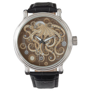 Relógio Polvo Steampunk Retro Fantasia Mecânica