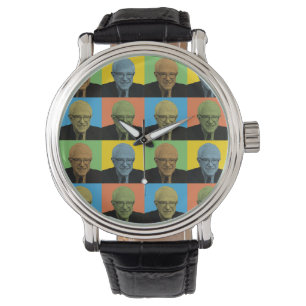 Relógio Pop art das máquinas de lixar de Bernie