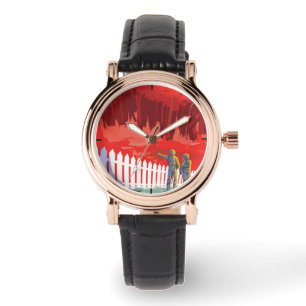 Relógio Poster De Espaço Retroativo Do Kepler-186f.