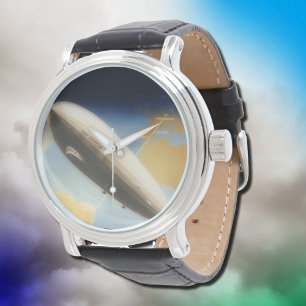 Relógio Poster de viagens Vintage Graf Zeppelin