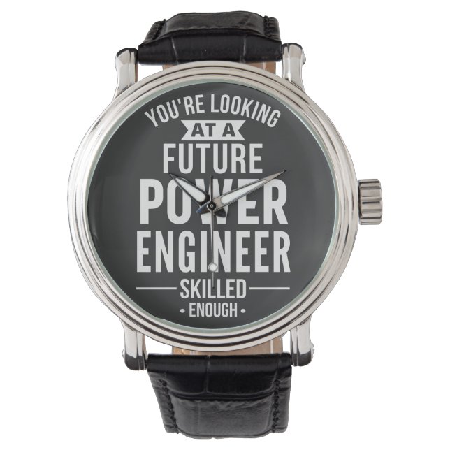 Relógio Power engineer gift (Frente)
