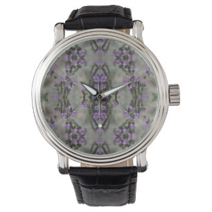 Relógio Prato de Heliotrope de Sal Roxo