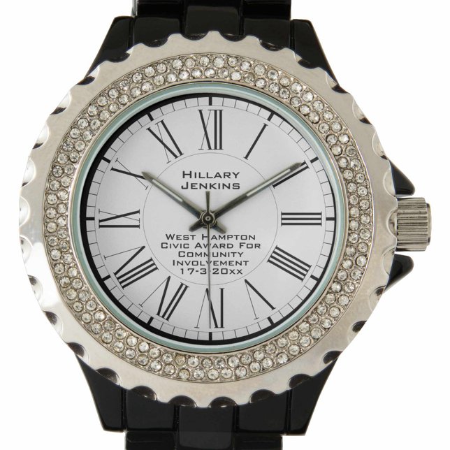 Relógio Prêmio Cívico Para A Participação Das Mulheres Na  (Criador carregado)