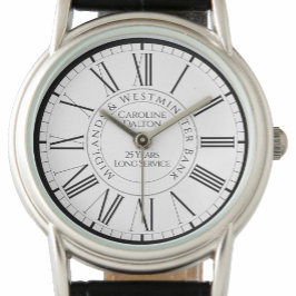 Relógio Prêmio De Serviço Longo Do Funcionário Bancário -