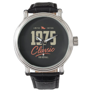 Relógio Presente clássico de aniversário de 1975