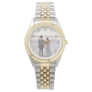 Relógio Presente customizável clássico da foto