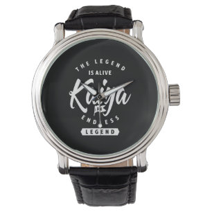 Relógio Presente de Aniversário do Nome Personalizado Kai
