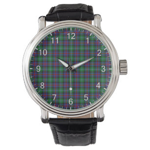 Relógio Presente de Xadrez Tartan Clan Calder Clan do Eter
