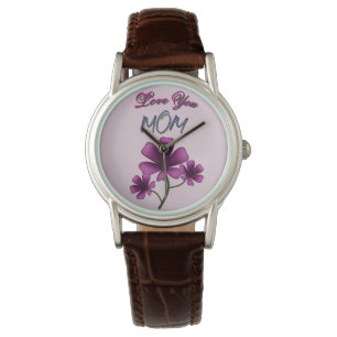 Relógio Presente floral personalizado e feito sob medida p