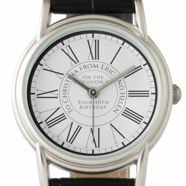 Relógio Presente para a Amiga no Aniversário (Criador carregado)