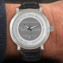 Presente para marido. 25 Casamento de Aniversário