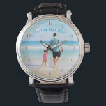 Relógio Presente personalizado e texto personalizado para<br><div class="desc">Vigias personalizadas de fotos e texto - Design próprio - Especial - Família personalizada/Amigos ou Presente de observação pessoal - Adicione seu texto e foto - Redimensione e mova ou remova e adicione elementos/imagem com a ferramenta Personalização. Escolha / adicione suas fontes / / tamanho / cor favoritas! Você pode...</div>