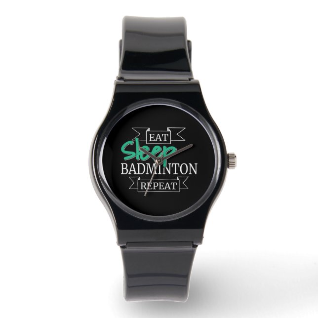 Relógio Presentes de Badminton (Frente)