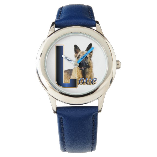 Relógio Presentes de german shepherd (Frente)
