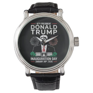 Relógio Presidente 47 D J Trump Dia de Inauguração Jan 202