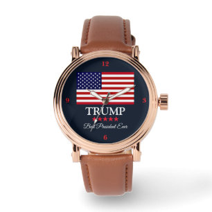 RELÓGIO PRESIDENTE DONALD TRUMP MELHOR PRESIDENTE DE TODOS