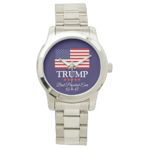 RELÓGIO PRESIDENTE DONALD TRUMP MELHOR PRESIDENTE DE TODOS