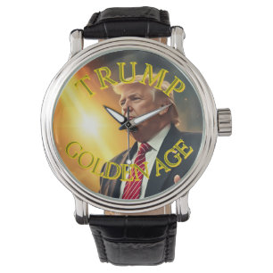 RELÓGIO PRESIDENTE DONALD TRUMP OURO AGE