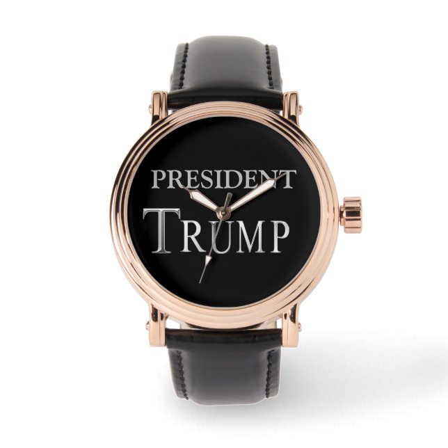 RELÓGIO PRESIDENTE TRUMP  (Frente)