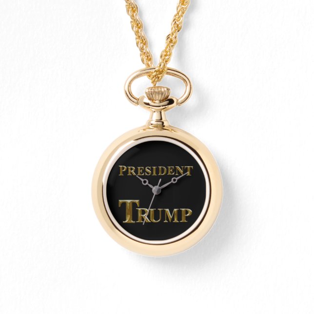 RELÓGIO PRESIDENTE TRUMP  (Frente)
