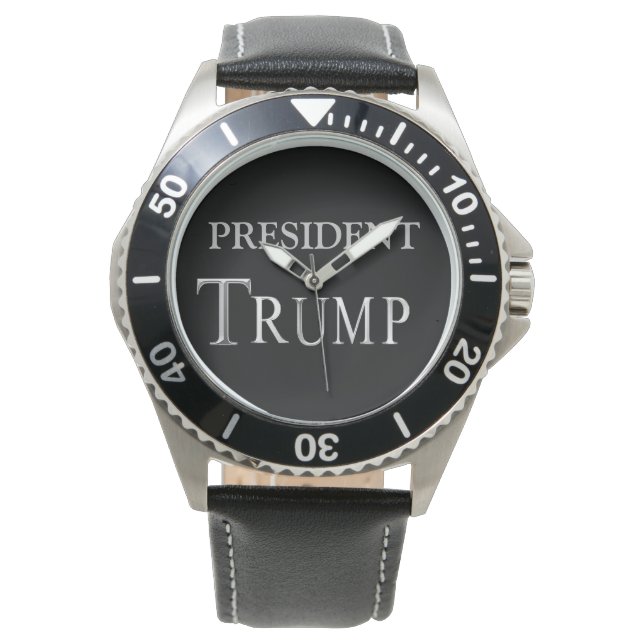 RELÓGIO PRESIDENTE TRUMP  (Frente)