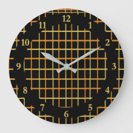 Relógio Preto E Amarelo