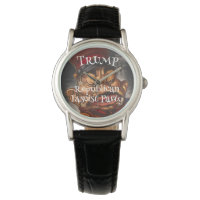 Preto e Dourado Simples Elegante Moderno Trump PH