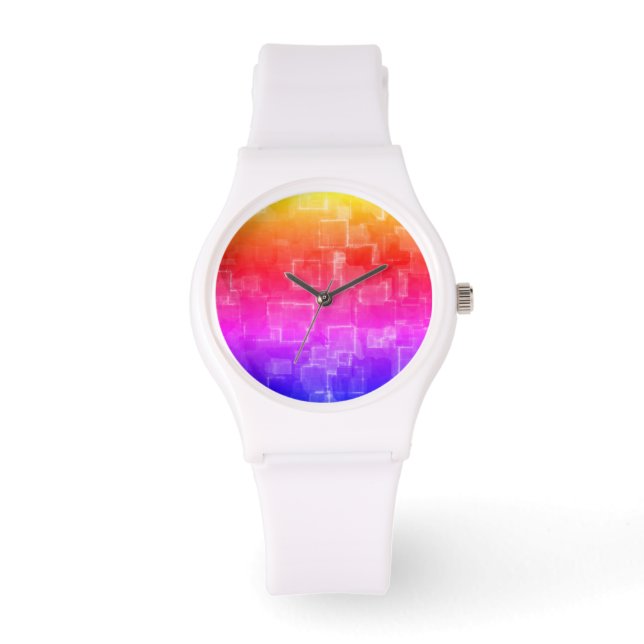 Relógio Primavera Rainbow Watch por Julie Everhart (Frente)