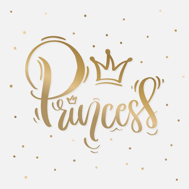 Relógio Princesa (Illustration of the word "Princess" in a stylized, cursive font.)