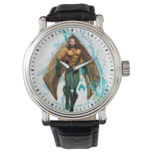 Relógio Príncipe Orin Com Aquaman Logotipo de Aquaman  