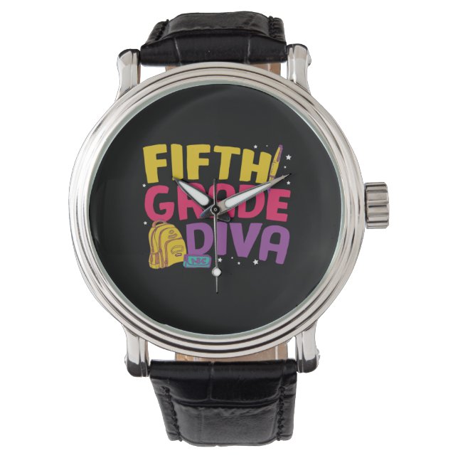 Relógio Professor do 5 Nível V - Diva (Frente)
