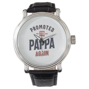 Relógio Promovido a Pappa novamente Pai avô