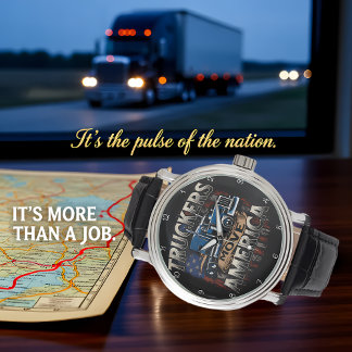 Relógio Proud Truckers Move America Forward