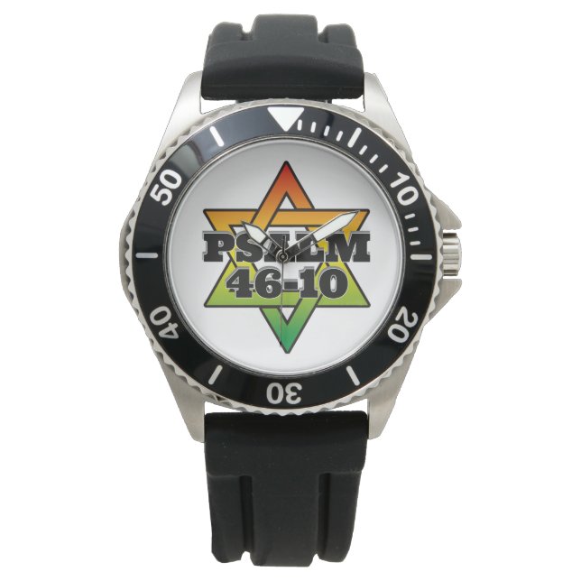 Relógio Psalm 46-10 - Crown Protector Watch (Frente)